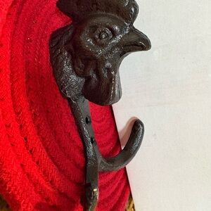 Rooster Wall Hook Cast Iron